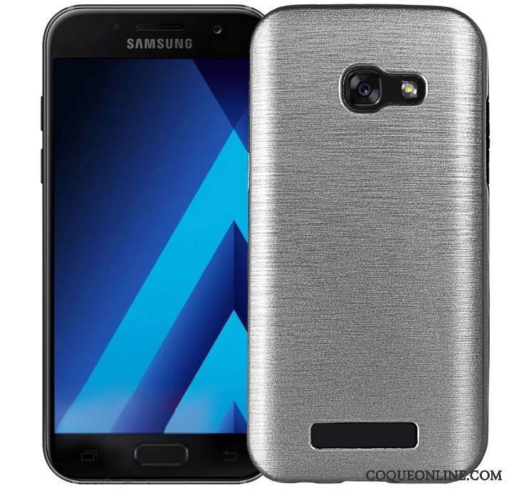 Samsung Galaxy A7 2017 Fluide Doux Coque De Téléphone Métal Incassable Étui Étoile Tout Compris