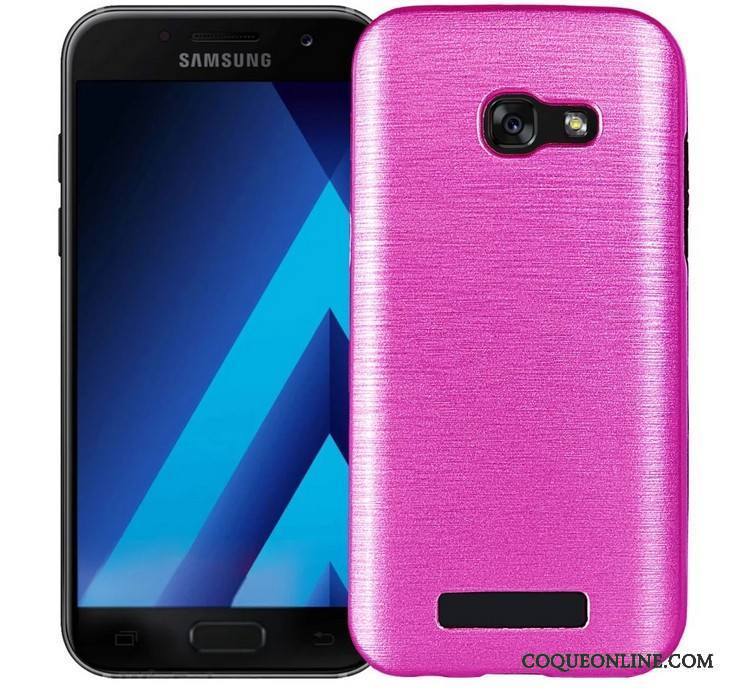 Samsung Galaxy A7 2017 Fluide Doux Coque De Téléphone Métal Incassable Étui Étoile Tout Compris
