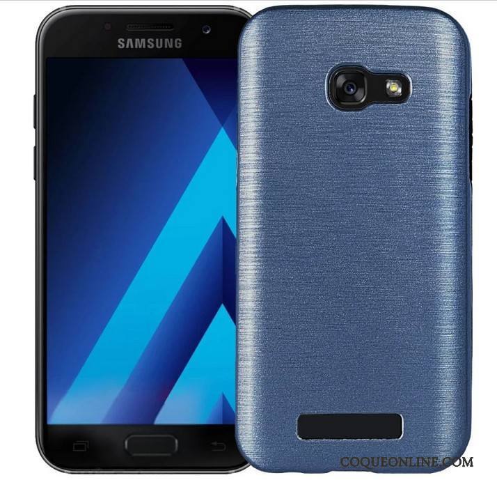 Samsung Galaxy A7 2017 Fluide Doux Coque De Téléphone Métal Incassable Étui Étoile Tout Compris