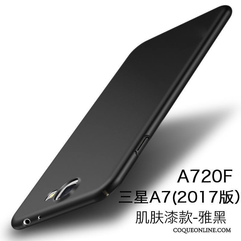 Samsung Galaxy A7 2017 Étoile Tout Compris Coque De Téléphone Incassable Tendance Noir Délavé En Daim