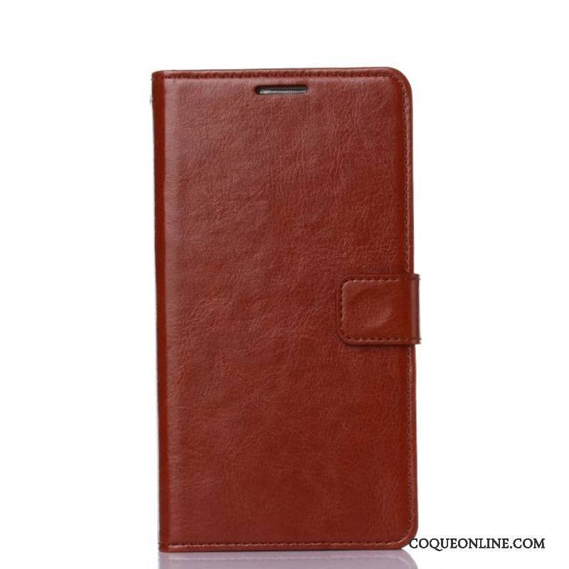 Samsung Galaxy A7 2017 Étui Housse Coque De Téléphone Rouge Téléphone Portable Étoile Étui En Cuir