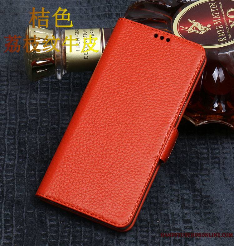 Samsung Galaxy A7 2018 Coque Étui Rouge Étoile Incassable Étui En Cuir Protection Tout Compris