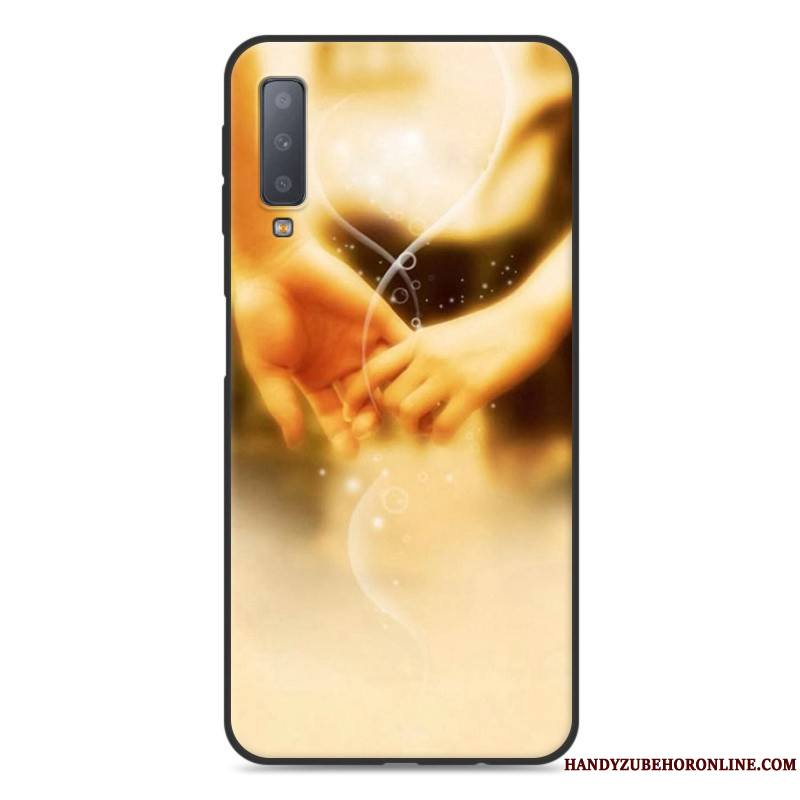 Samsung Galaxy A7 2018 Fluide Doux Étui Étoile Tout Compris Coque De Téléphone Protection Dessin Animé