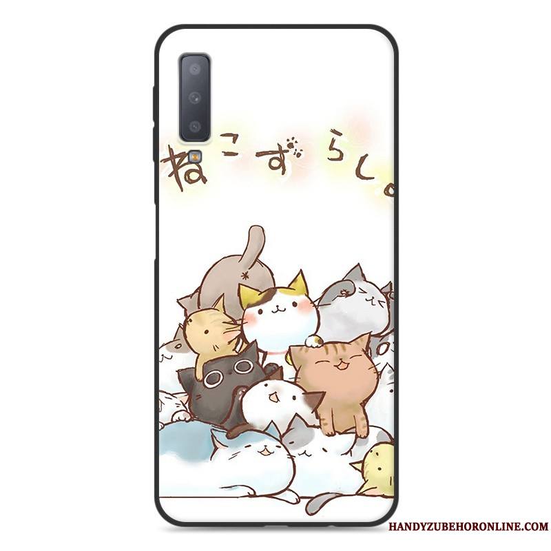 Samsung Galaxy A7 2018 Fluide Doux Étui Étoile Tout Compris Coque De Téléphone Protection Dessin Animé