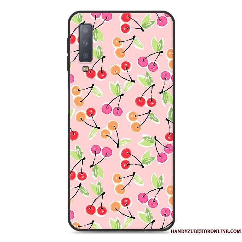 Samsung Galaxy A7 2018 Fluide Doux Étui Étoile Tout Compris Coque De Téléphone Protection Dessin Animé