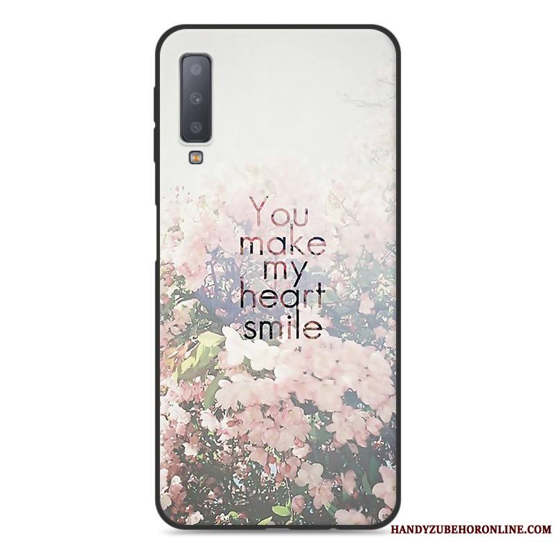 Samsung Galaxy A7 2018 Fluide Doux Étui Étoile Tout Compris Coque De Téléphone Protection Dessin Animé