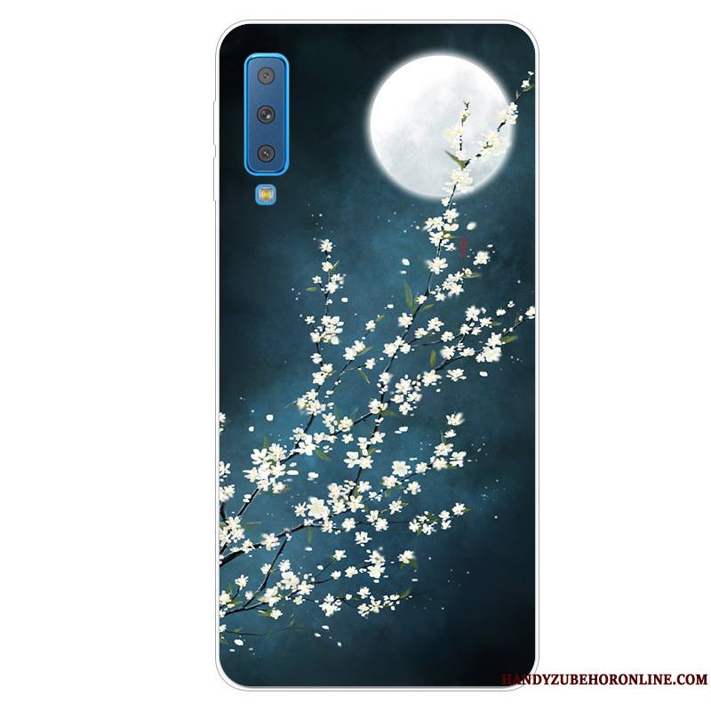 Samsung Galaxy A7 2018 Étui Protection Fluide Doux Étoile Difficile Coque De Téléphone Dessin Animé