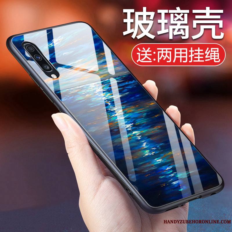 Samsung Galaxy A70 Ciel Étoilé Personnalité Étui Noir Étoile Coque De Téléphone Protection