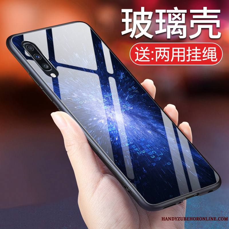 Samsung Galaxy A70 Clair Coque De Téléphone Europe Incassable Protection Bleu Vent