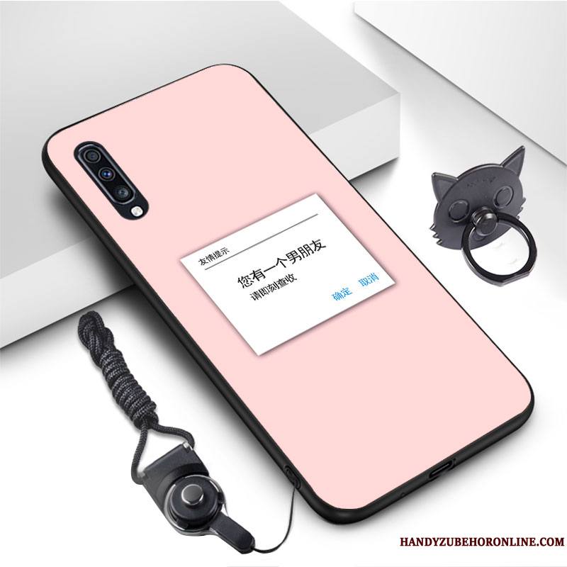 Samsung Galaxy A70 Coque Créatif Étui Vent Tout Compris Net Rouge Étoile Jaune