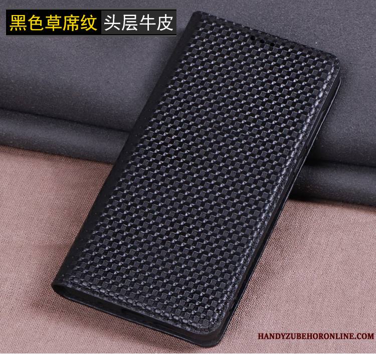 Samsung Galaxy A70 Coque Incassable Cuir Véritable Étoile Étui En Cuir Protection Housse Téléphone Portable