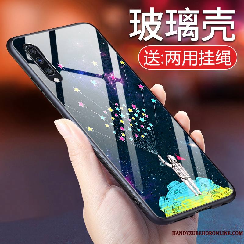 Samsung Galaxy A70 Créatif Coque De Téléphone Incassable Verre Personnalité Étoile Fluide Doux