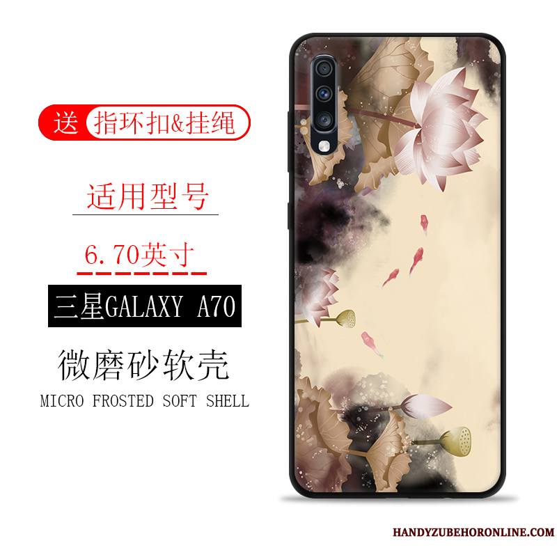 Samsung Galaxy A70 Fluide Doux Vent Tout Compris Étoile Coque Paysage De Téléphone