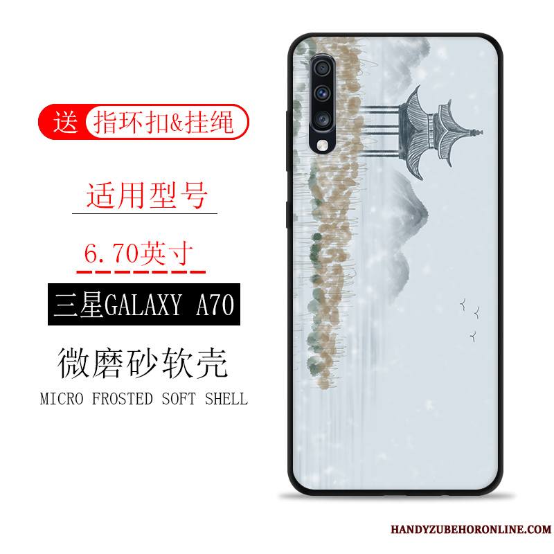 Samsung Galaxy A70 Fluide Doux Vent Tout Compris Étoile Coque Paysage De Téléphone