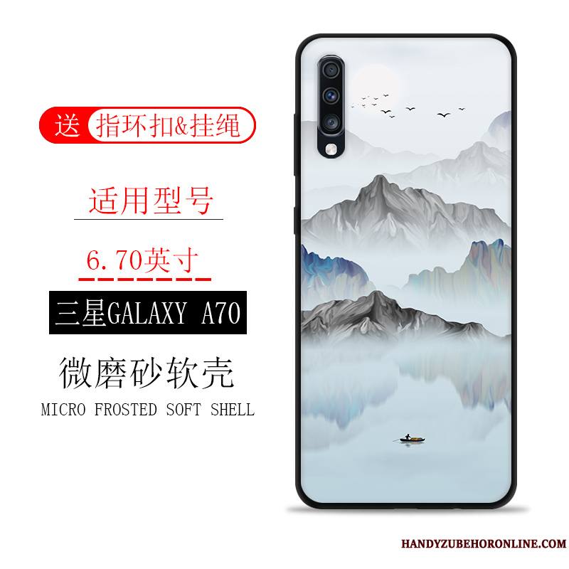 Samsung Galaxy A70 Fluide Doux Vent Tout Compris Étoile Coque Paysage De Téléphone