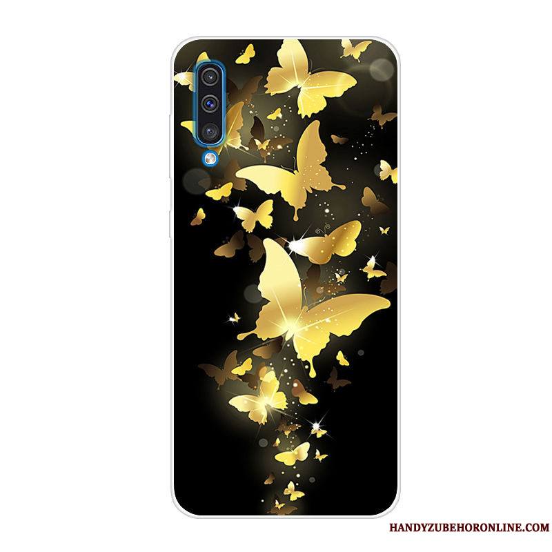 Samsung Galaxy A70 Incassable Tout Compris Étui Coque Fluide Doux De Téléphone Bleu