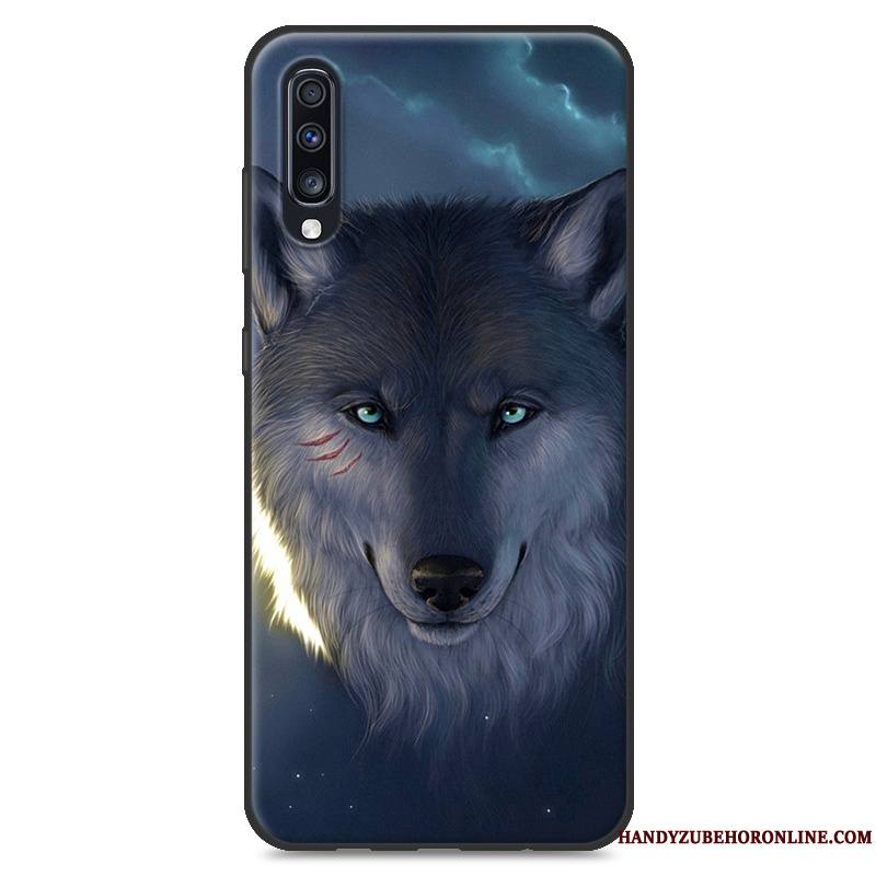 Samsung Galaxy A70 Nouveau Incassable Peinture Étoile Coque De Téléphone Bleu Paysage