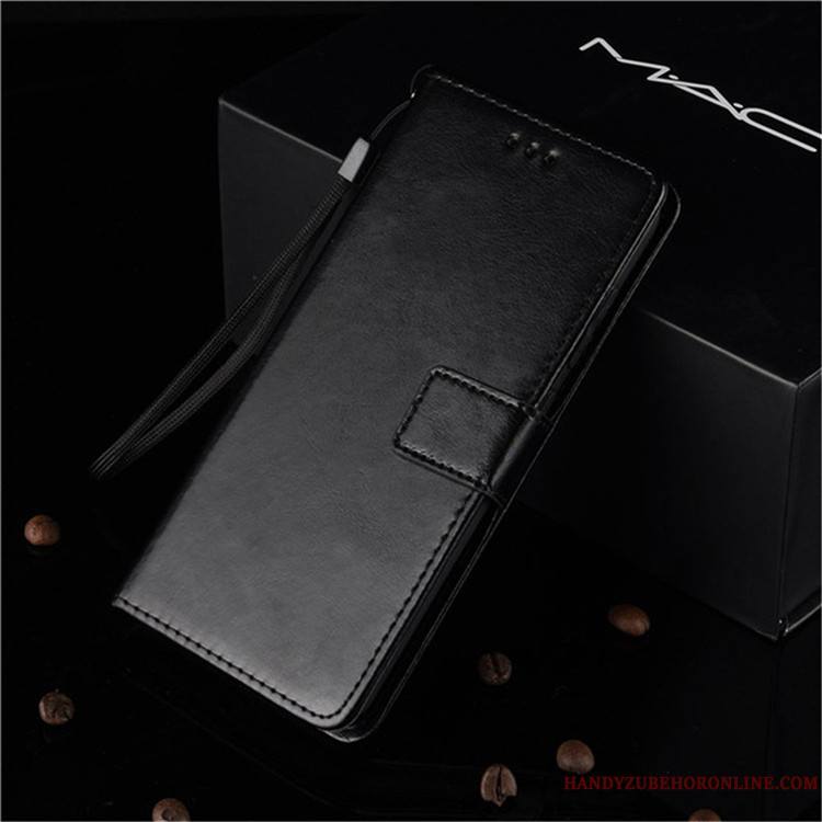 Samsung Galaxy A70 Ornements Suspendus Housse Coque De Téléphone Noir Incassable Étui Étui En Cuir