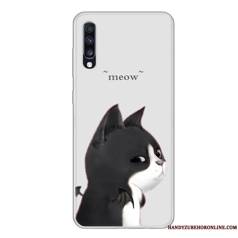 Samsung Galaxy A70 Protection Coque De Téléphone Incassable Blanc Étui Noir Étoile