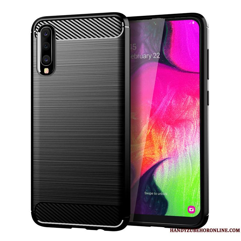 Samsung Galaxy A70 Protection Silicone Étui Modèle Fleurie Coque De Téléphone Fluide Doux Incassable