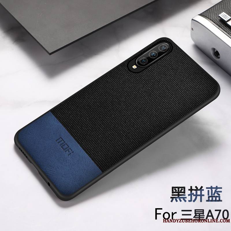 Samsung Galaxy A70 Respirant Coque De Téléphone Téléphone Portable Tissu Nouveau Silicone Étui