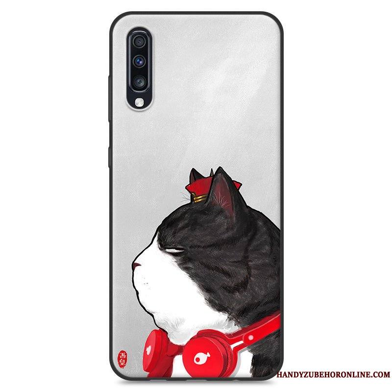 Samsung Galaxy A70 Téléphone Portable Étui Créatif Fluide Doux Coque Étoile Tendance