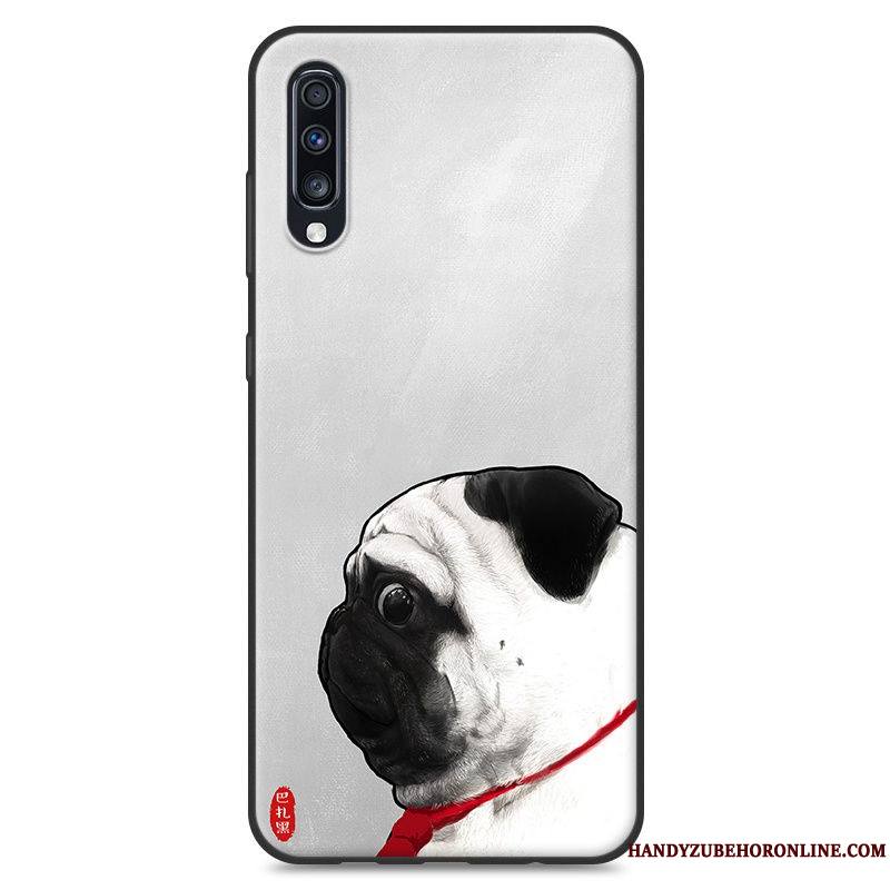 Samsung Galaxy A70 Téléphone Portable Étui Créatif Fluide Doux Coque Étoile Tendance