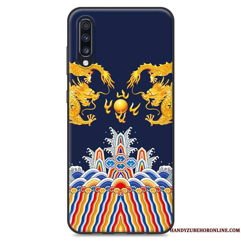 Samsung Galaxy A70 Téléphone Portable Étui Créatif Fluide Doux Coque Étoile Tendance