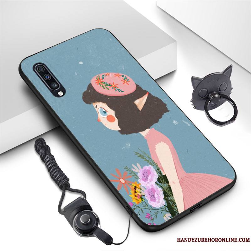 Samsung Galaxy A70 Étoile Bleu Net Rouge Coque De Téléphone Dessin Animé Incassable Jours