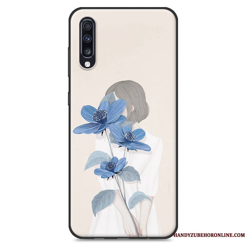 Samsung Galaxy A70 Étoile Étui Protection Peinture Incassable Silicone Coque