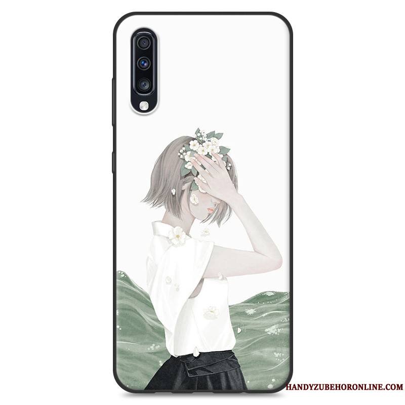 Samsung Galaxy A70 Étoile Étui Protection Peinture Incassable Silicone Coque