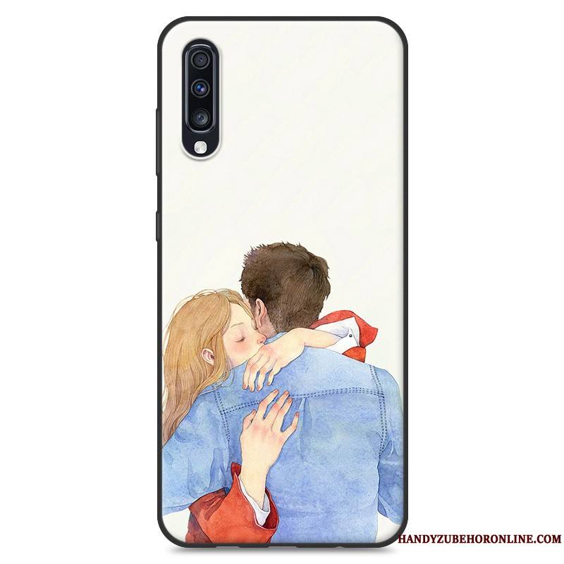 Samsung Galaxy A70 Étoile Étui Protection Peinture Incassable Silicone Coque