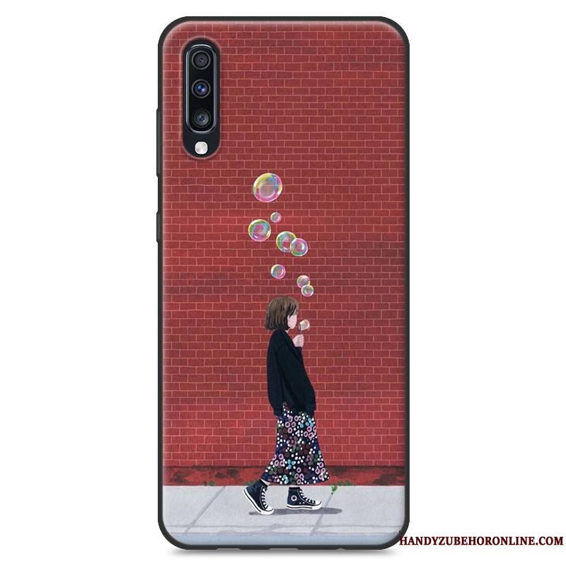 Samsung Galaxy A70 Étoile Étui Protection Peinture Incassable Silicone Coque