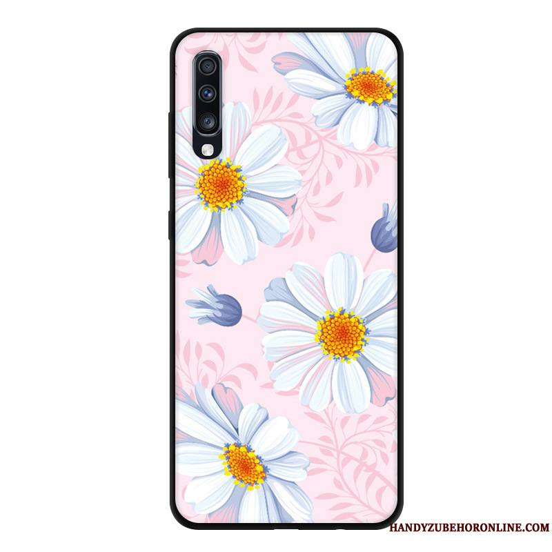 Samsung Galaxy A70 Étui Protection Étoile Coque De Téléphone Silicone Bleu Incassable