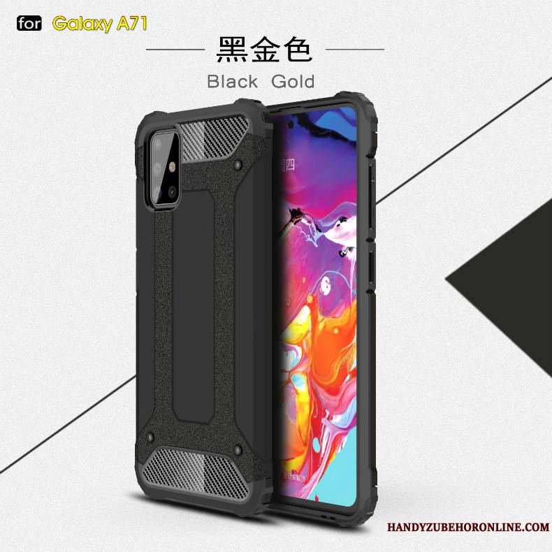 Samsung Galaxy A71 Coque De Téléphone Anneau Antidérapant Étoile Difficile Personnalité Étui