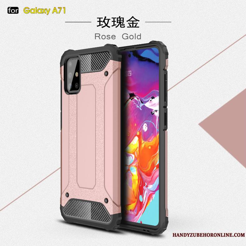 Samsung Galaxy A71 Coque De Téléphone Anneau Antidérapant Étoile Difficile Personnalité Étui