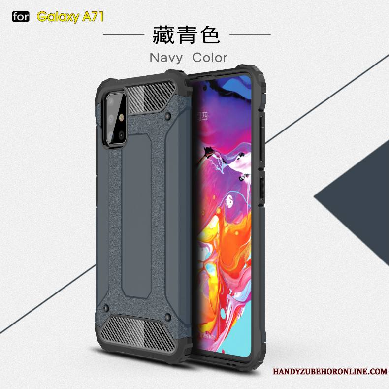 Samsung Galaxy A71 Coque De Téléphone Anneau Antidérapant Étoile Difficile Personnalité Étui