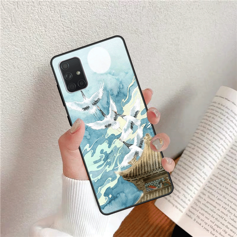 Samsung Galaxy A71 Coque De Téléphone Étoile Style Chinois Silicone Dessin Animé Tout Compris Personnalisé