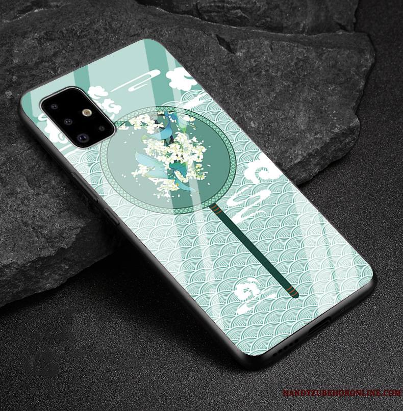 Samsung Galaxy A71 Coque Verre Protection Nouveau Tendance Étoile Silicone Fluide Doux