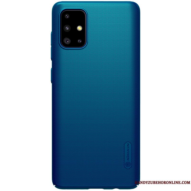 Samsung Galaxy A71 Coque Étui Délavé En Daim Légères Étoile Difficile Protection