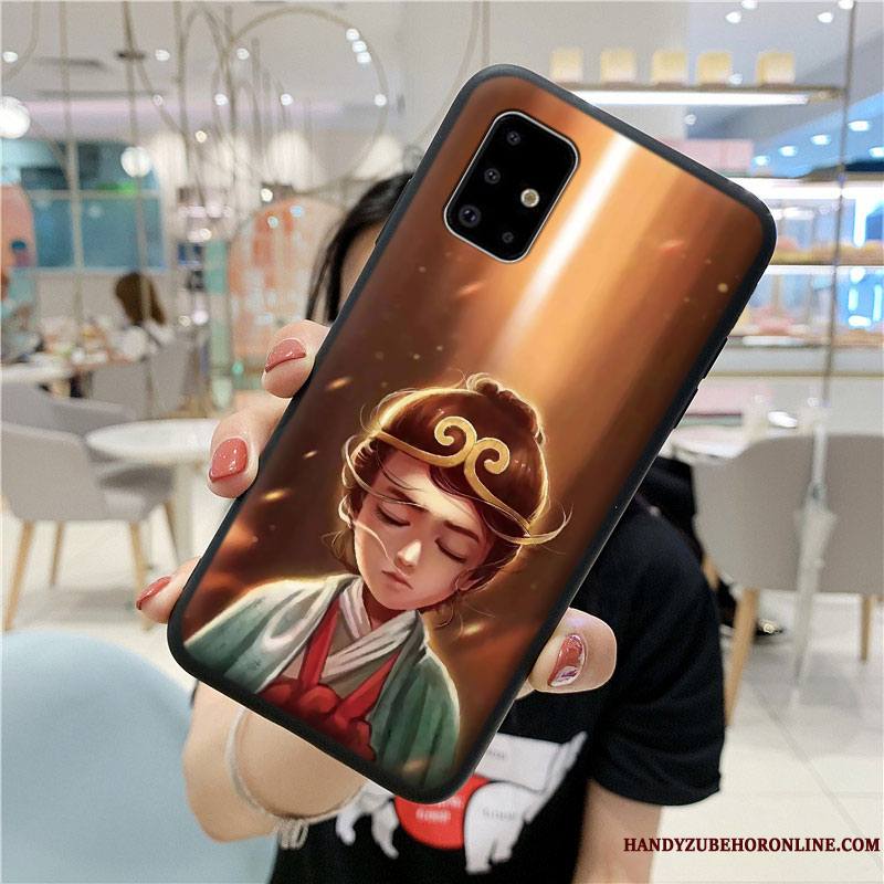 Samsung Galaxy A71 Incassable Protection Étoile Amoureux Dessin Animé Tout Compris Coque De Téléphone