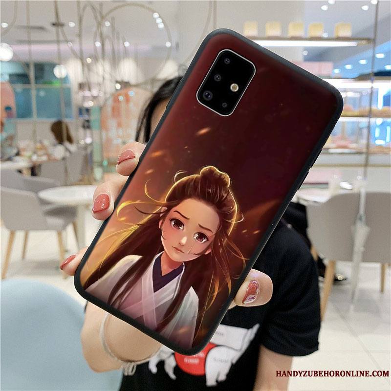 Samsung Galaxy A71 Incassable Protection Étoile Amoureux Dessin Animé Tout Compris Coque De Téléphone