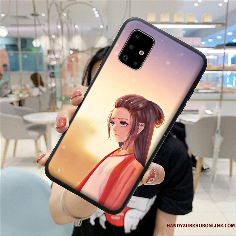 Samsung Galaxy A71 Incassable Protection Étoile Amoureux Dessin Animé Tout Compris Coque De Téléphone