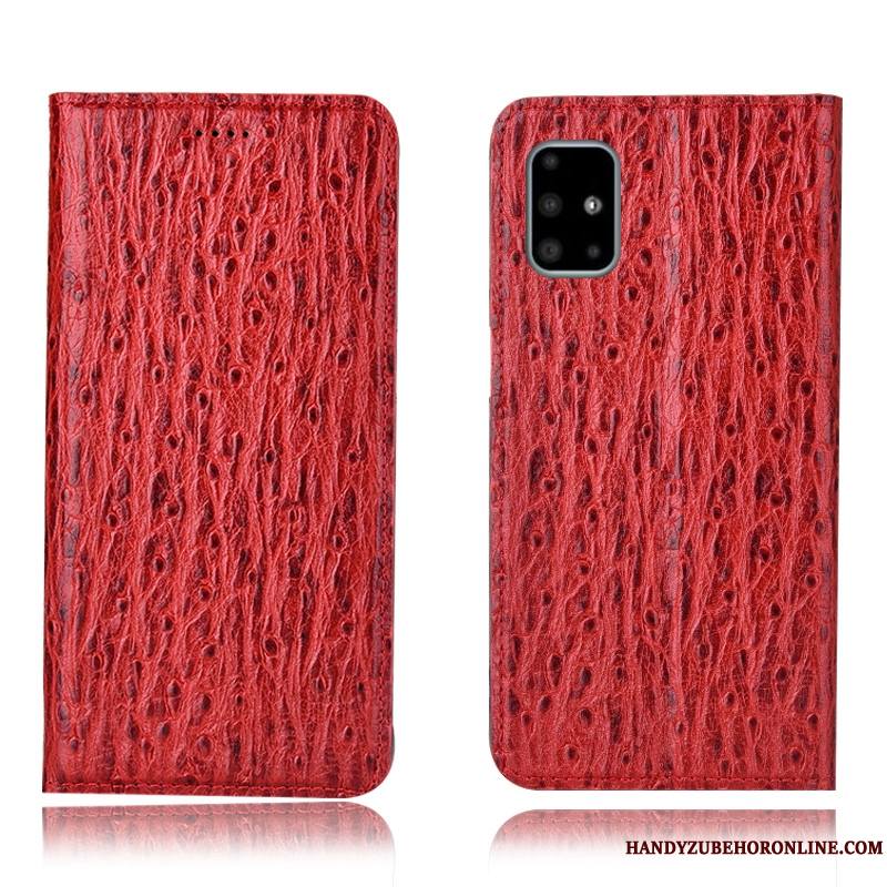 Samsung Galaxy A71 Tout Compris Protection Oiseau Incassable Étoile Coque De Téléphone Rouge