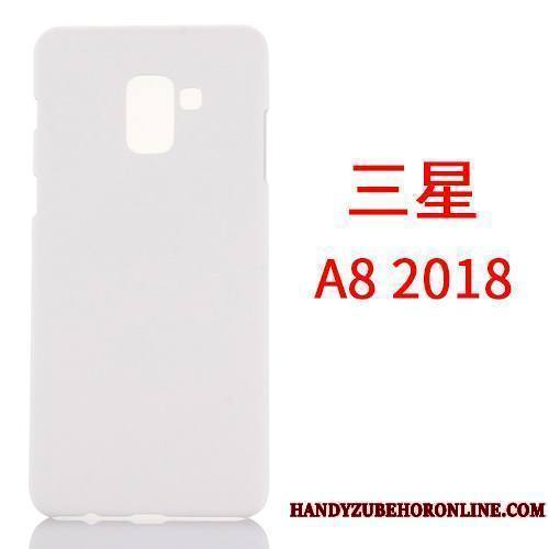 Samsung Galaxy A8 2018 Business Coque Délavé En Daim De Téléphone Incassable Jaune Téléphone Portable