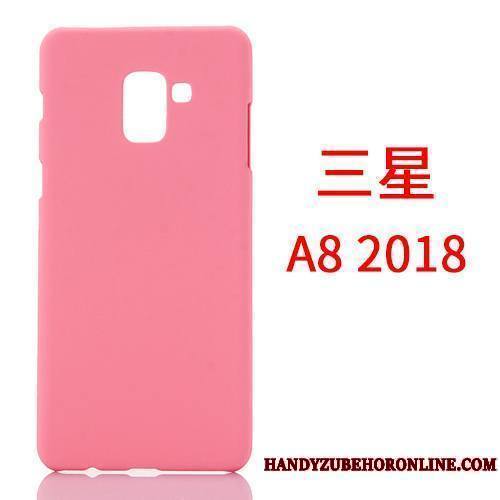 Samsung Galaxy A8 2018 Business Coque Délavé En Daim De Téléphone Incassable Jaune Téléphone Portable