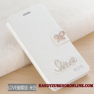 Samsung Galaxy A8 2018 Coque De Téléphone Fleurs De Papillons Étui En Cuir Étoile Incassable Housse Tout Compris