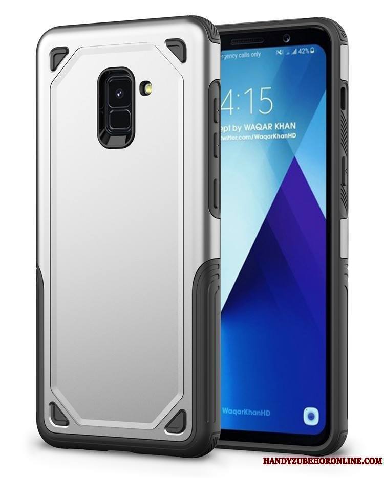 Samsung Galaxy A8 2018 Coque De Téléphone Incassable Étoile Tout Compris Antidérapant Étui Protection