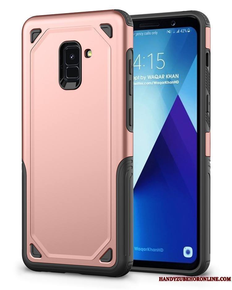 Samsung Galaxy A8 2018 Coque De Téléphone Incassable Étoile Tout Compris Antidérapant Étui Protection