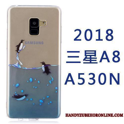 Samsung Galaxy A8 2018 Coque Tout Compris Silicone Étoile Ornements Suspendus Dessin Animé Créatif Étui